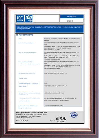 Certificates_Redbanner Electrician
